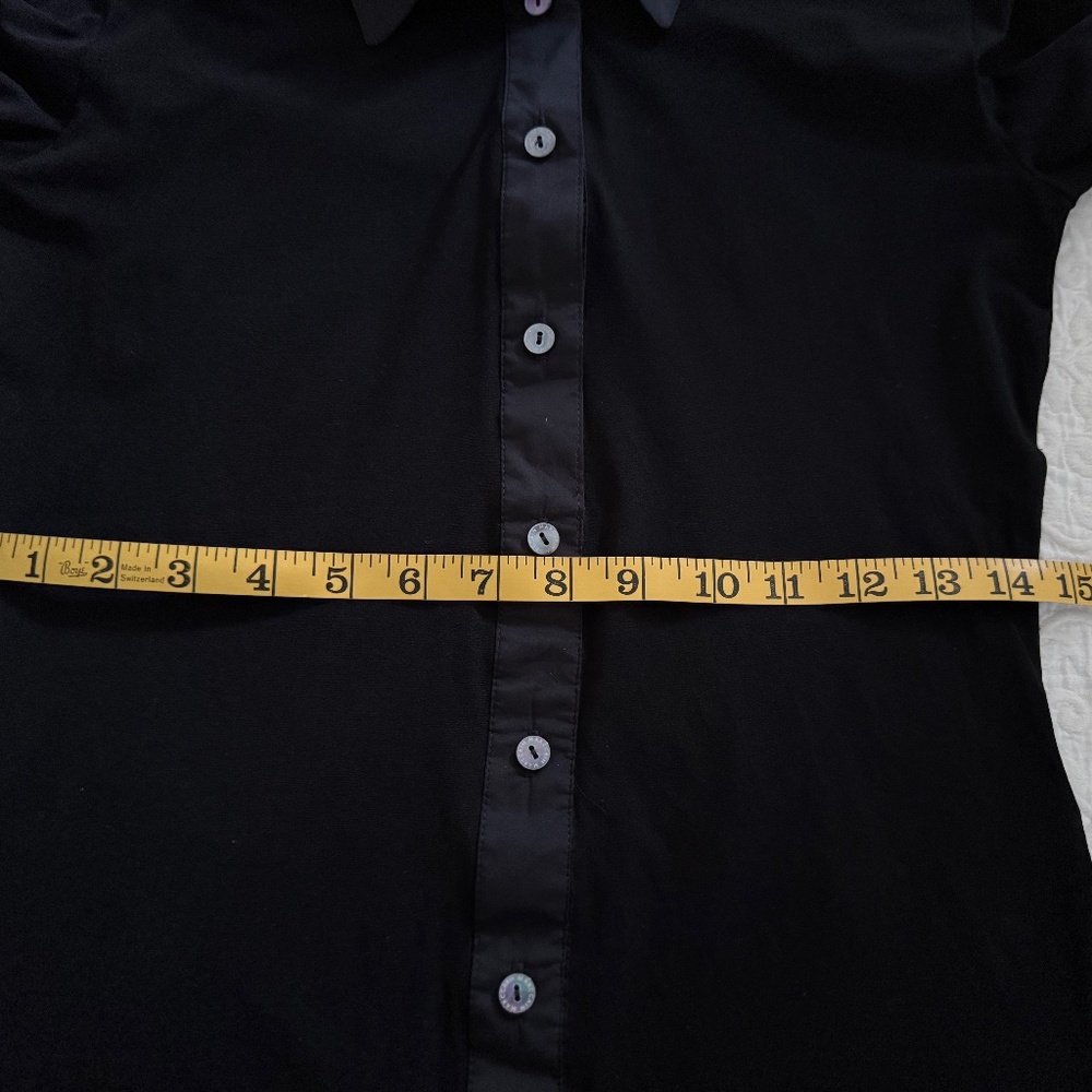 Marc Cain Button Up Collared Polo Style Top, Marc Cain size N2 - Picture 4 of 12